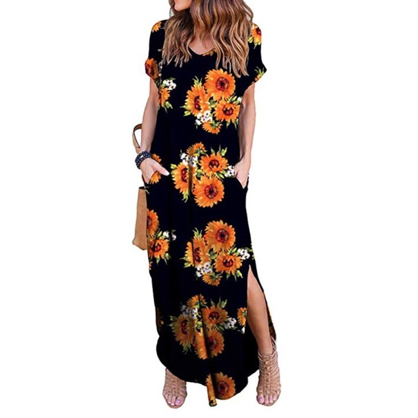 Vestido com estampado floral e mangas curtas L 2