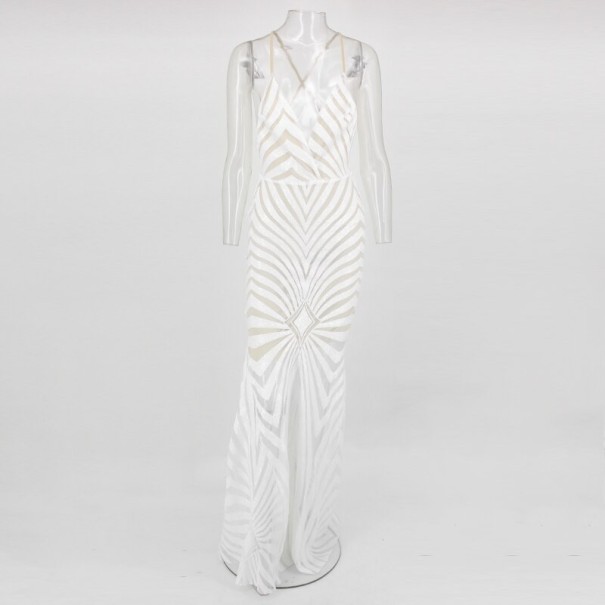 Vestido de fiesta blanco XS