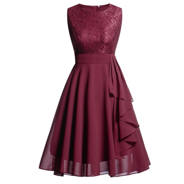 Vestido de fiesta mujer Alicia burdeos M