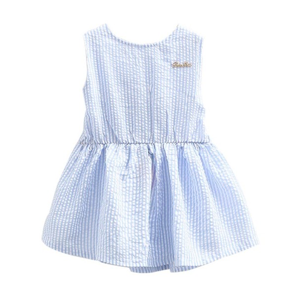 Vestido de menina azul N454 3