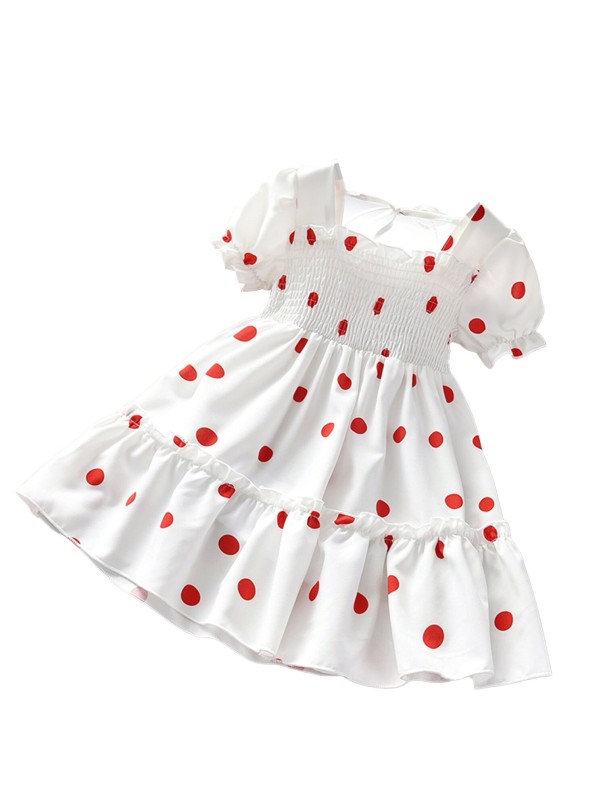 Vestido de menina N203 branco 2