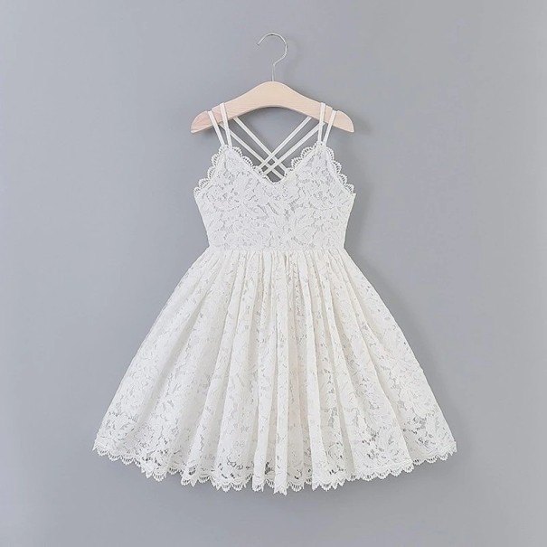 Vestido de niña N131 blanco 8