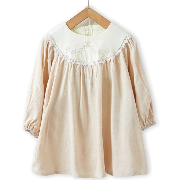 Vestido de niña N251 beige 3