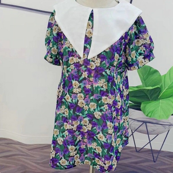 Vestido de niña N323 morado 6