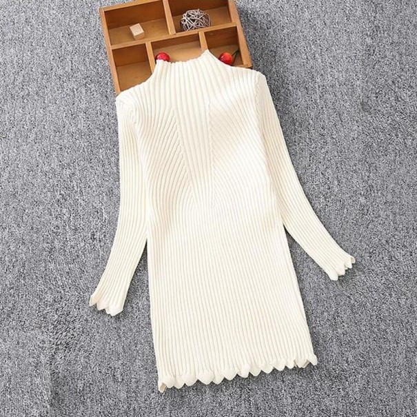 Vestido de niña N420 blanco 5