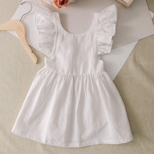 Vestido de niña N517 blanco 6