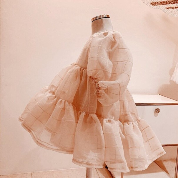 Vestido de niña N541 rosa claro 2