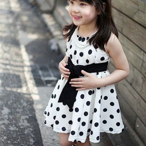 Vestido de niña N575 blanco 2
