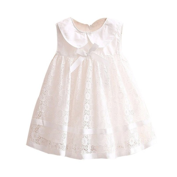 Vestido de niña N576 blanco 4
