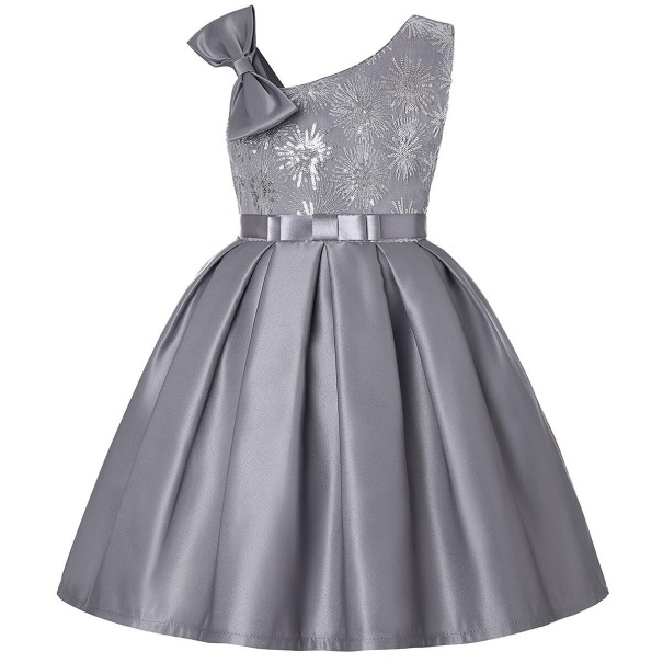 Vestido de niña N603 gris 7