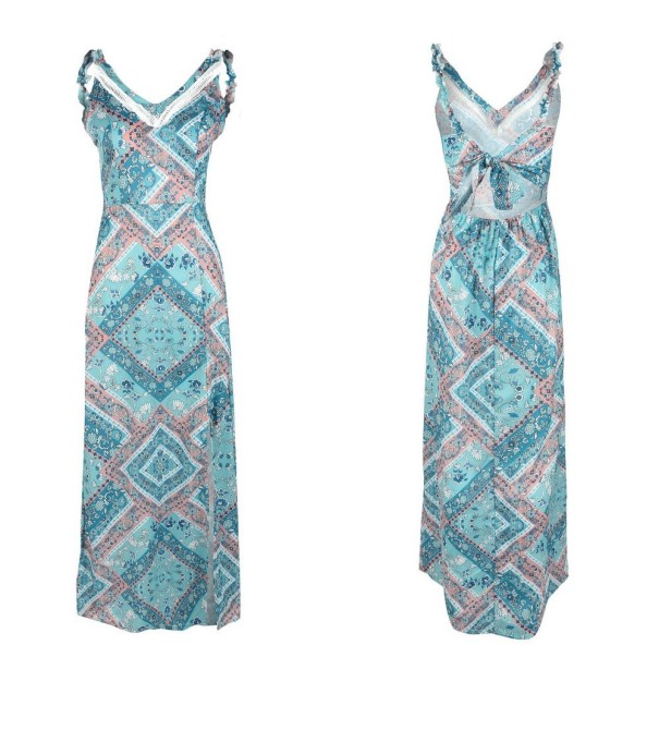 Vestido de verano con espalda abierta. M