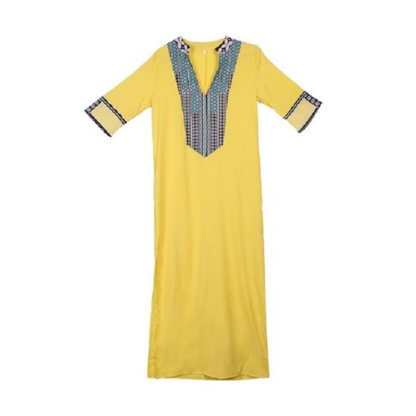 Vestido de verano de Michela amarillo S