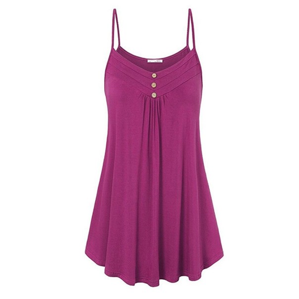 Vestido de verano holgado con tirantes rosa oscuro 3XL