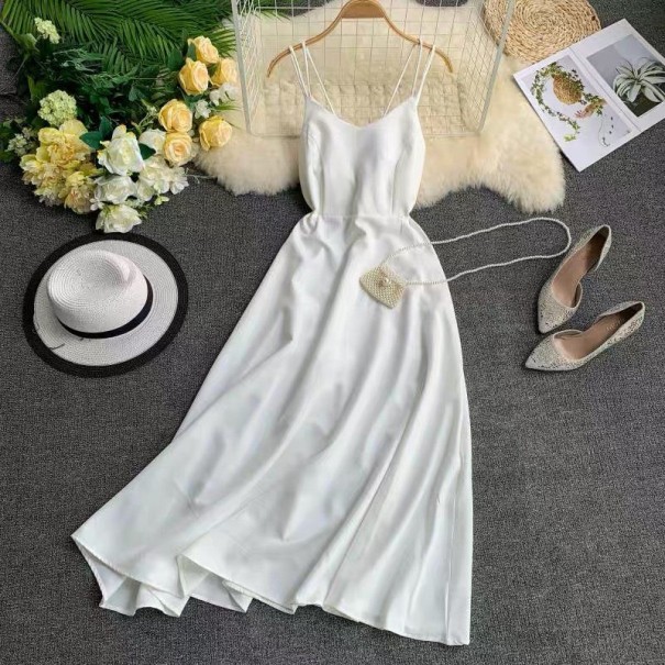 Vestido de Verão Veronica branco XS