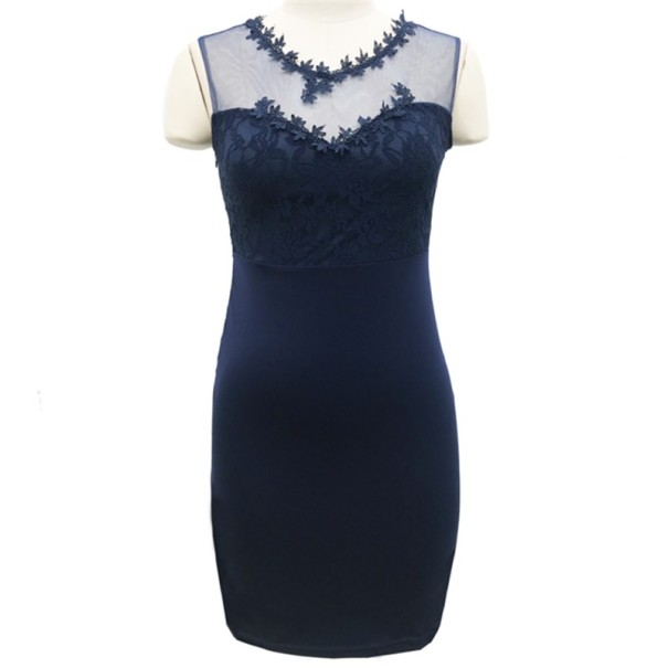Vestido elegante sin mangas para mujer A2503 L