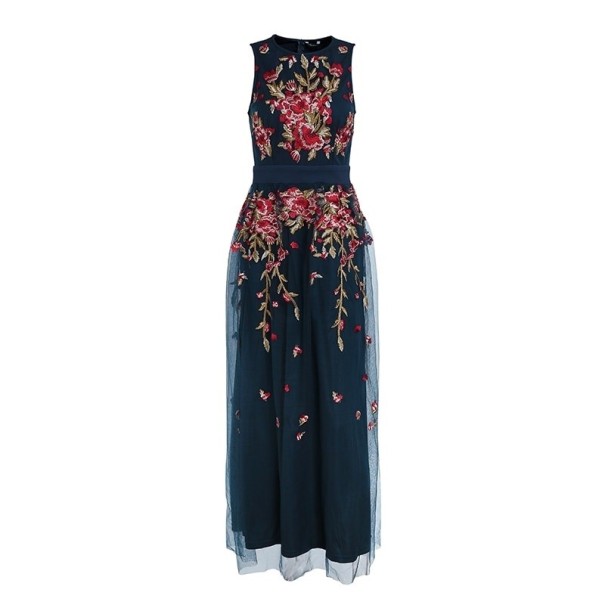 Vestido elegante sin mangas XS