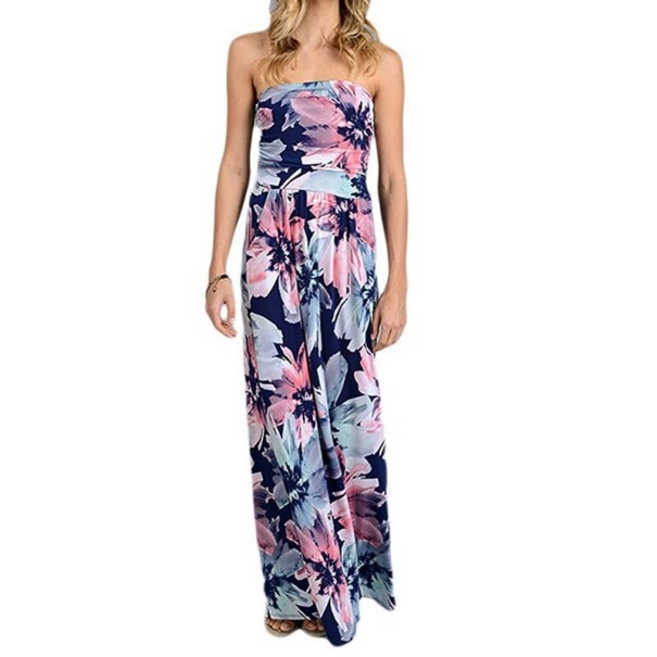Vestido floral con hombros descubiertos M 3