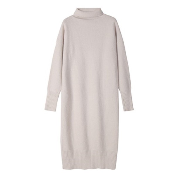 Vestido midi de cuello alto 1