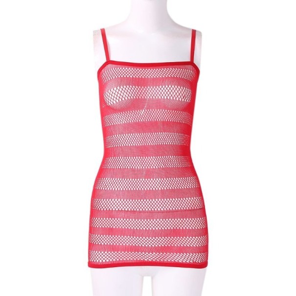 Vestido sexy erótico para senhora vermelho