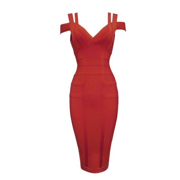 Vestido tubo de Mariah rojo L Vestido tubo de Mariah rojo L