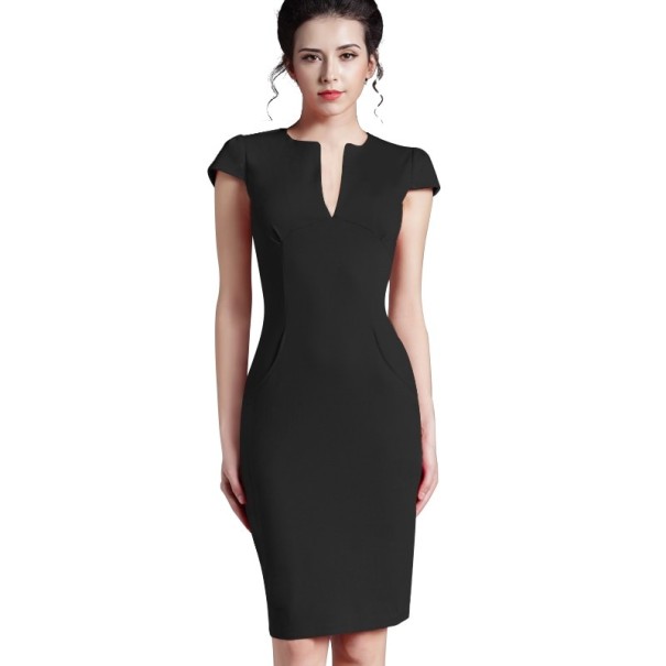 Vestido tubo mujer A2769 negro M