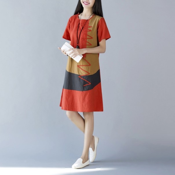 Vestido túnica Millie para mujer naranja M