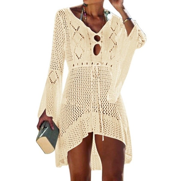 Vestidos de Praia Femininos P334 bege