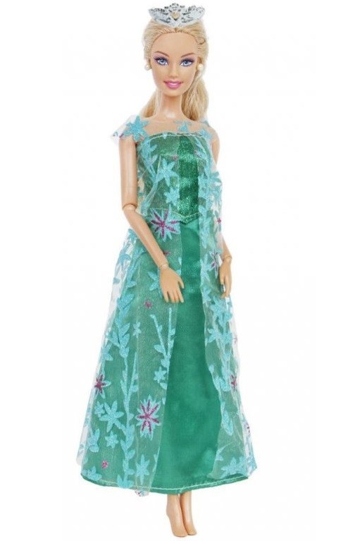 Vestidos e acessórios para bonecas 14 pcs 5
