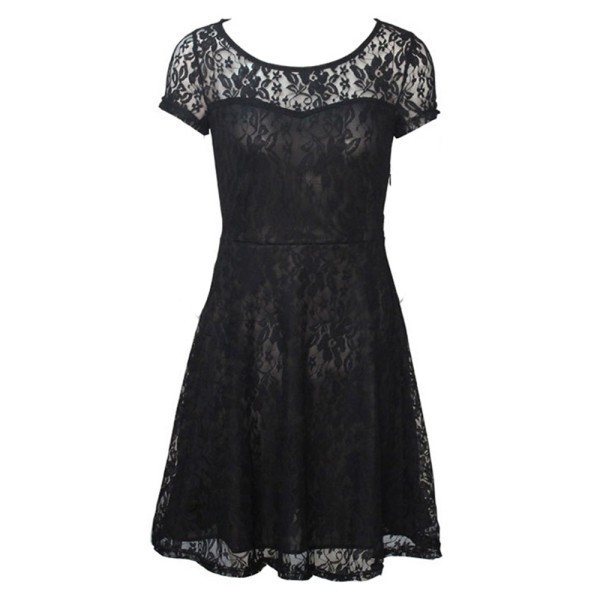 Vestidos elegantes de mujer negro M