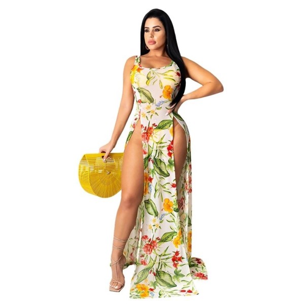 Vestidos maxi de verão para senhora P1172 XS 3
