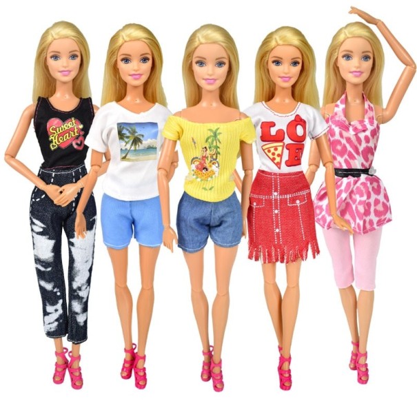 Vêtements pour poupée 5 pièces 1