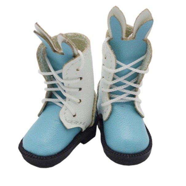 Veterschoenen voor Barbie A139 lichtblauw