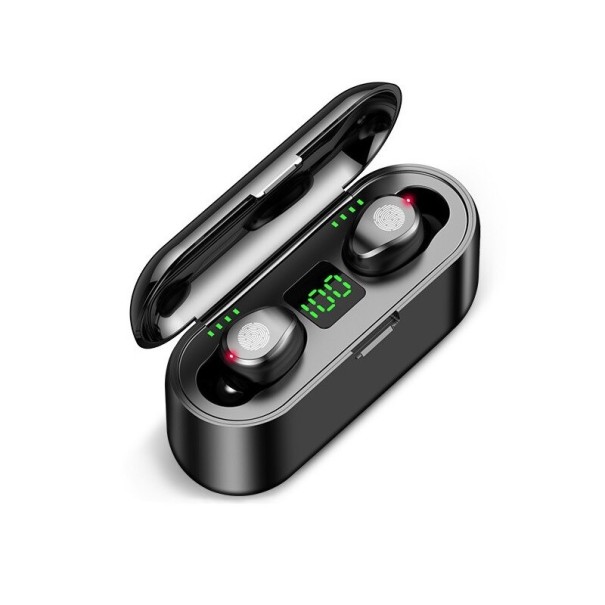 Vezeték nélküli bluetooth fülhallgató K1966 fekete