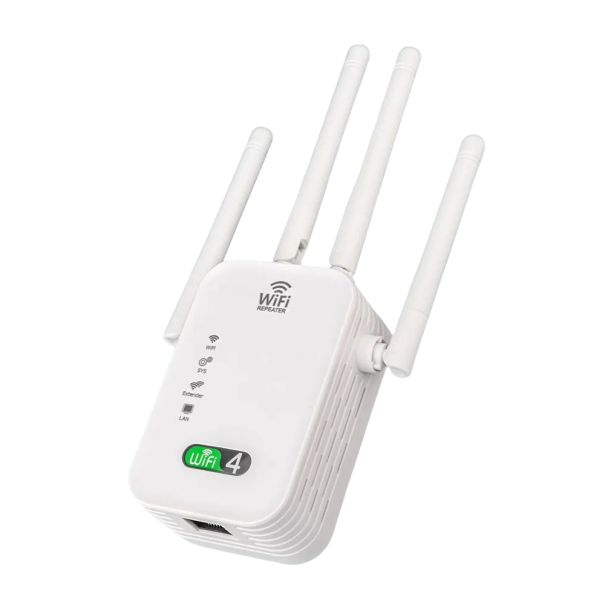 Vezeték nélküli WiFi router 300 Mb/s 2,4 GHz Vezeték nélküli jelerősítő Hordozható WiFi extender Router 300 méteres hatótávolsággal 1