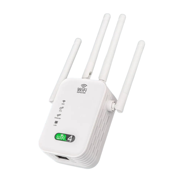 Vezeték nélküli WiFi router 300Mbps 2,4GHz vezeték nélküli jelerősítő hordozható router Erőteljes jelerősítő WiFi bővítő Univerzális kompatibilitás 300 méteres hatótáv 1