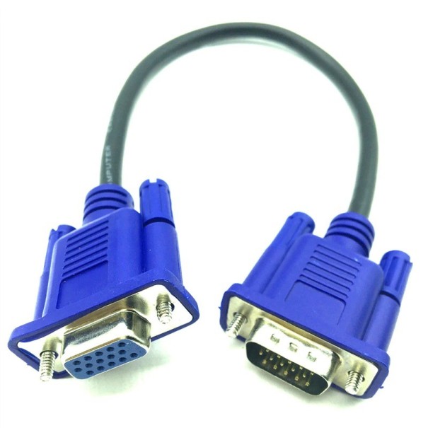 VGA-forlængerkabel M/F 50 cm