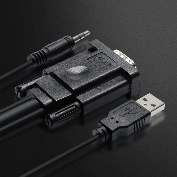 VGA till HDMI / USB / 3,5 mm jack-kabel