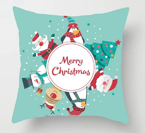 Vianočné povlak na vankúš C590 7