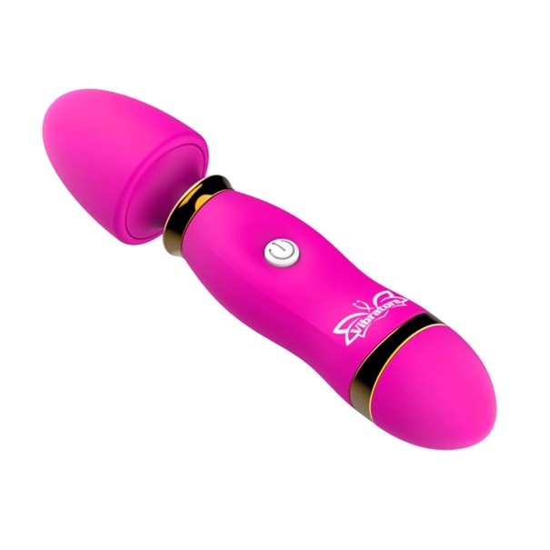 Vibrador ABS impermeable para 2 pilas AAA, diseño compacto, embalaje discreto, fácil de usar y mantenimiento higiénico. rosa