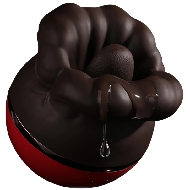 Vibrador de clítoris Vibrador impermeable con 10 modos de vibración Estimulador de clítoris 3 en 1 8 x 7 cm negro-rojo