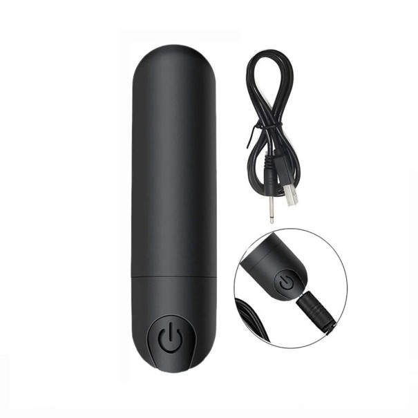 Vibrador mini à prova de água em silicone com 10 modos de vibração superfície lisa design ergonómico fácil manutenção embalagem discreta 1