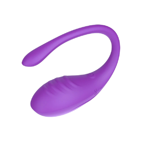 Vibrador sem fios Bluetooth com controlo remoto pelo telemóvel 10 programas de vibração roxo