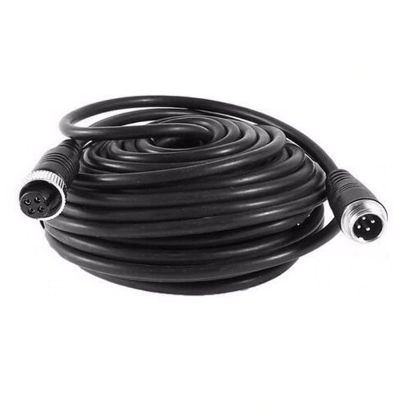 Videokabel 4pin hane/hona 10 m