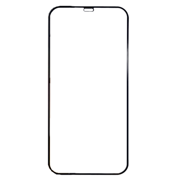 Vidro protetor temperado 9D para iPhone 12 branco