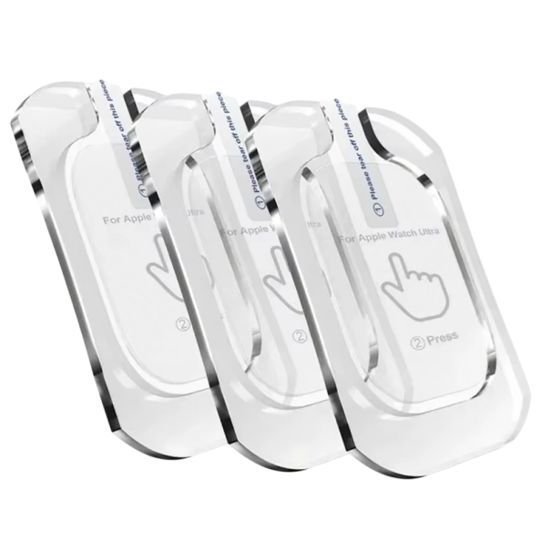 Vidros de proteção inquebráveis 3 pcs para Apple Ultra Watch 49 mm película protetora de vidro temperado para Apple Watch Ultra 1 2 3 Proteção de ecrã 1