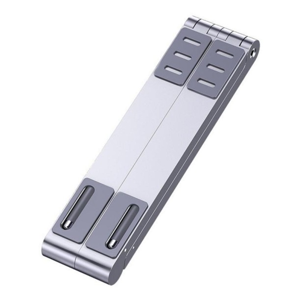 Vikbart tablettställ silver
