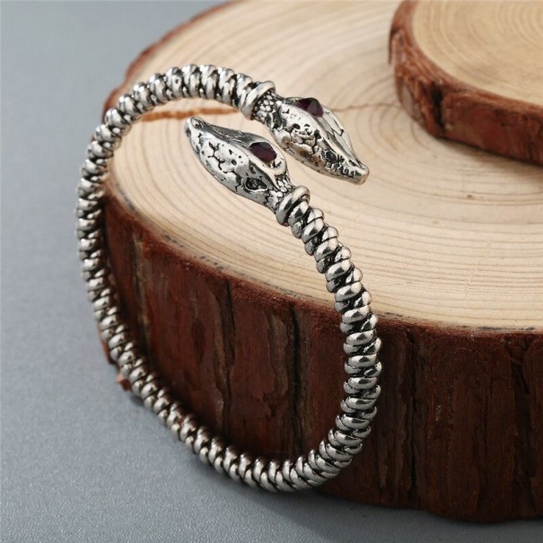 Vikingarmband för män silver 1