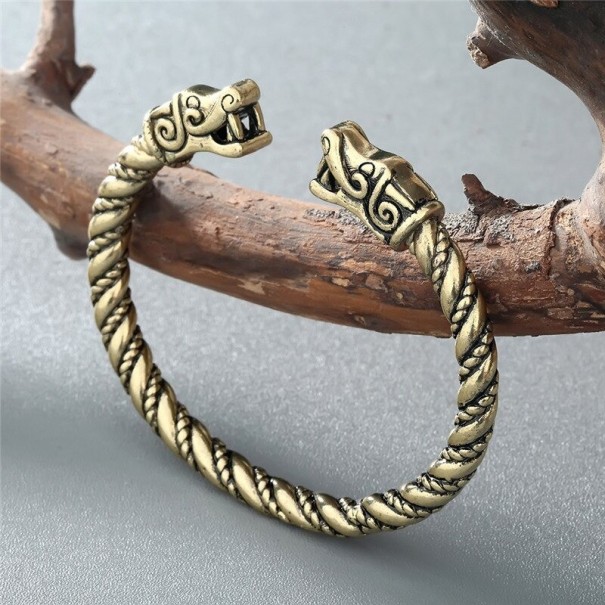 Vikingarmband voor heren goud 5
