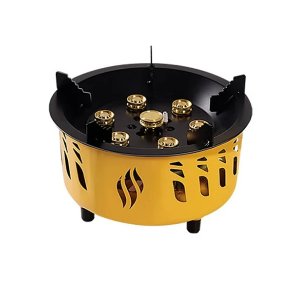 Vindtät campinggasbrännare 20000W Bärbar utomhusspispatron Typ 25x25x15,5cm Stark Power Reseförvaringsväska