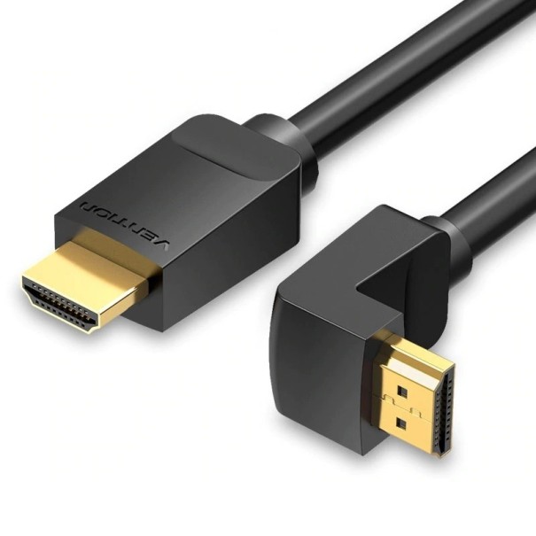 Vinklad HDMI 2.0 anslutningskabel M/M